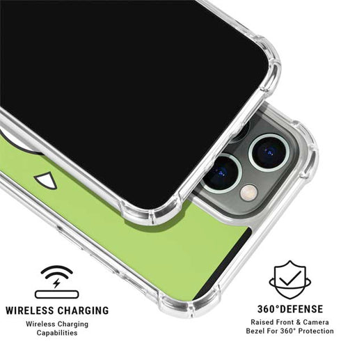 Disney Monsters Inc. Mike’s Face iPhone 16 Pro Clear Case